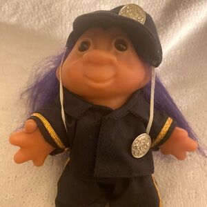 TROLL Doll Vintage Police Officer